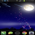 Outre le fond d'écran animé Iles volantes pour Android téléchargez l'apk gratuit de screensaver Météorites .