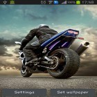 Outre le fond d'écran animé Fleurs de néon   pour Android téléchargez l'apk gratuit de screensaver Motocycle .