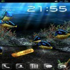 Outre le fond d'écran animé Plume pour Android téléchargez l'apk gratuit de screensaver Mon poisson 3D.