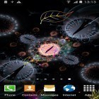 Outre le fond d'écran animé Fleur violette pour Android téléchargez l'apk gratuit de screensaver Chute des feuilles de néon.