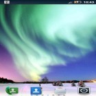 Outre le fond d'écran animé Fleur d'automne  pour Android téléchargez l'apk gratuit de screensaver Aurore boréale.