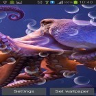 Outre le fond d'écran animé Le jardin celte HD pour Android téléchargez l'apk gratuit de screensaver Pieuvre .
