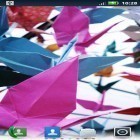 Outre le fond d'écran animé Chute de neige  pour Android téléchargez l'apk gratuit de screensaver Origami recherché.