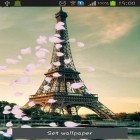 Outre le fond d'écran animé Orage  pour Android téléchargez l'apk gratuit de screensaver Paris: La tour Eiffel .