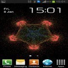 Outre le fond d'écran animé Néon 2 HD  pour Android téléchargez l'apk gratuit de screensaver Flot des particules.