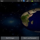 Outre le fond d'écran animé Montre d'auto pour Android téléchargez l'apk gratuit de screensaver Planètes 3D.