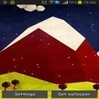 Outre le fond d'écran animé Le voyage Steampunk pour Android téléchargez l'apk gratuit de screensaver Montagne polygonale.
