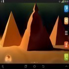 Outre le fond d'écran animé Le cœur de la batterie  pour Android téléchargez l'apk gratuit de screensaver Pyramides .