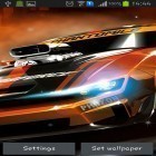 Outre le fond d'écran animé La fleur du lotus  pour Android téléchargez l'apk gratuit de screensaver Autos de course.