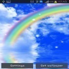 Outre le fond d'écran animé Cerf et nature 3D  pour Android téléchargez l'apk gratuit de screensaver Arc-en-ciel.