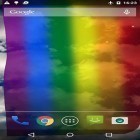 Outre le fond d'écran animé Lettres d'amour   pour Android téléchargez l'apk gratuit de screensaver Drapeau irisé .