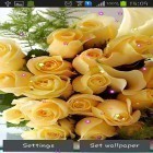 Outre le fond d'écran animé Lucioles   pour Android téléchargez l'apk gratuit de screensaver Roses et amour.
