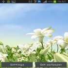 Outre le fond d'écran animé Goutte d'eau  pour Android téléchargez l'apk gratuit de screensaver Lis marins .