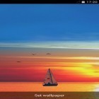 Outre le fond d'écran animé Ciel de nuit  pour Android téléchargez l'apk gratuit de screensaver Navire dans la mer.