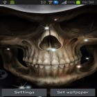 Outre le fond d'écran animé Océan à minuit  pour Android téléchargez l'apk gratuit de screensaver Crânes .