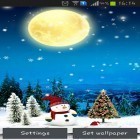 Outre le fond d'écran animé Oiseaux de ciel  pour Android téléchargez l'apk gratuit de screensaver Chute de neige.