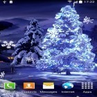 Outre le fond d'écran animé Le ciel bleu  pour Android téléchargez l'apk gratuit de screensaver Chute de neige.