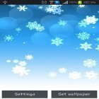 Outre le fond d'écran animé Santa de Noël HD.  pour Android téléchargez l'apk gratuit de screensaver Cristal de neige .