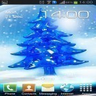 Outre le fond d'écran animé Galaxie numérique  pour Android téléchargez l'apk gratuit de screensaver Arbre de Noël de neige HD.
