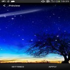 Outre le fond d'écran animé Arbre de plasma  pour Android téléchargez l'apk gratuit de screensaver Nuit étoilée .