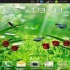 Téléchargez Jardin d'été  sur Android et d'autres fonds d'écran animés gratuits pour Sony Ericsson Xperia X10 mini pro.