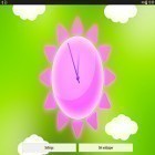 Outre le fond d'écran animé Village d'hiver 3D  pour Android téléchargez l'apk gratuit de screensaver Horloge avec la prévision météo de soleil.
