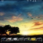Outre le fond d'écran animé Hiver pour Android téléchargez l'apk gratuit de screensaver Sunset Hill .
