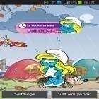 Outre le fond d'écran animé Oiseaux de ciel  pour Android téléchargez l'apk gratuit de screensaver Les Smurfs.