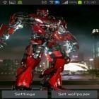 Outre le fond d'écran animé Ile 3D pour Android téléchargez l'apk gratuit de screensaver Combat des transformers.