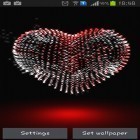 Outre le fond d'écran animé Le système solaire. Edition deluxe.  pour Android téléchargez l'apk gratuit de screensaver Jour de la Saint-Valentin: Coeur 3D.