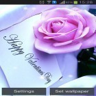 Outre le fond d'écran animé Lucioles  pour Android téléchargez l'apk gratuit de screensaver Jour de la Saint-Valentin.