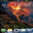 Outre le fond d'écran animé Paysage   pour Android téléchargez l'apk gratuit de screensaver Volcan.