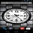 Outre le fond d'écran animé Tempête   pour Android téléchargez l'apk gratuit de screensaver Horloge sur l`écran .