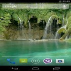 Outre le fond d'écran animé Cocktail pour Android téléchargez l'apk gratuit de screensaver Cascade de vidéo.