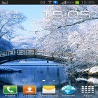 Outre le fond d'écran animé Lumière de lune  pour Android téléchargez l'apk gratuit de screensaver Hiver et neige.