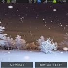 Outre le fond d'écran animé Nuit d'Halloween 3D  pour Android téléchargez l'apk gratuit de screensaver Forêt d'hiver .