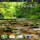 Outre le fond d'écran animé Planètes lointaines   pour Android téléchargez l'apk gratuit de screensaver Beau fleuve de forêt .