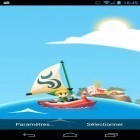 Outre le fond d'écran animé Emoticones  pour Android téléchargez l'apk gratuit de screensaver Zelda: Le bâton du vent.