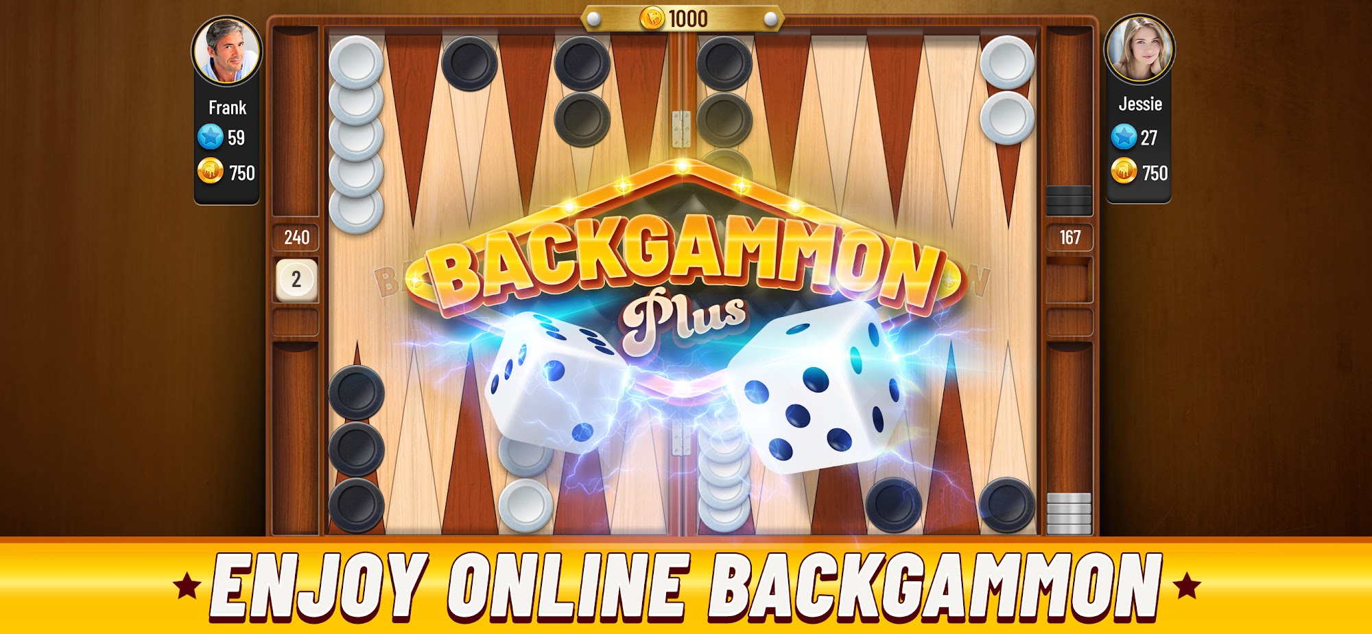Télécharger Backgammon Plus - Board Game pour Android gratuit.