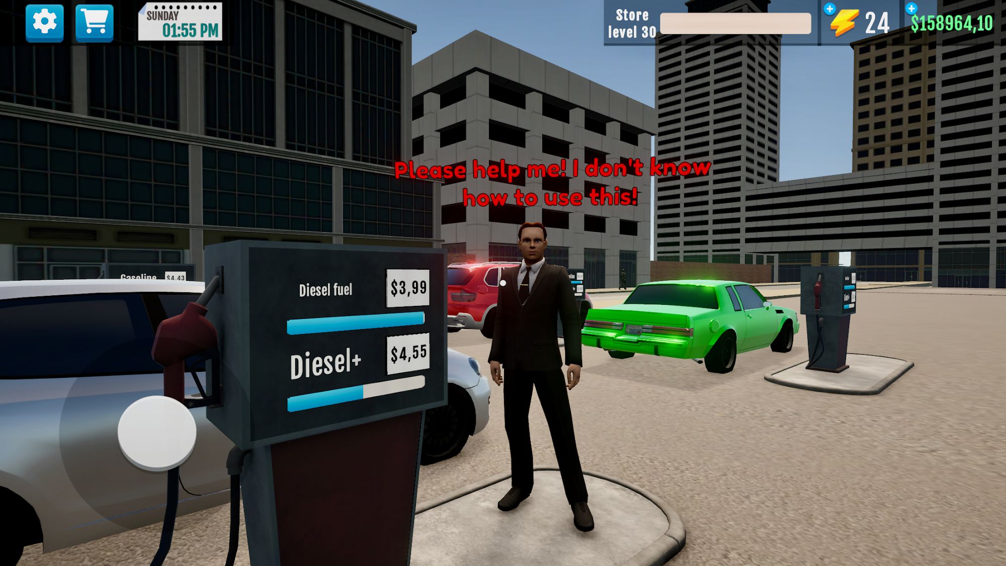 Télécharger City Gas Station Simulator 3D pour Android gratuit.