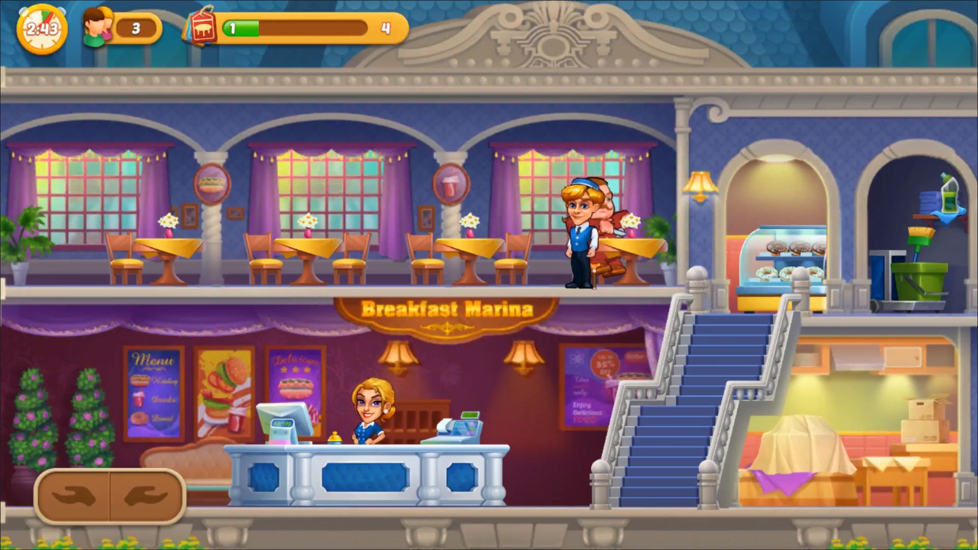 Télécharger Dream Restaurant - Hotel games pour Android gratuit.