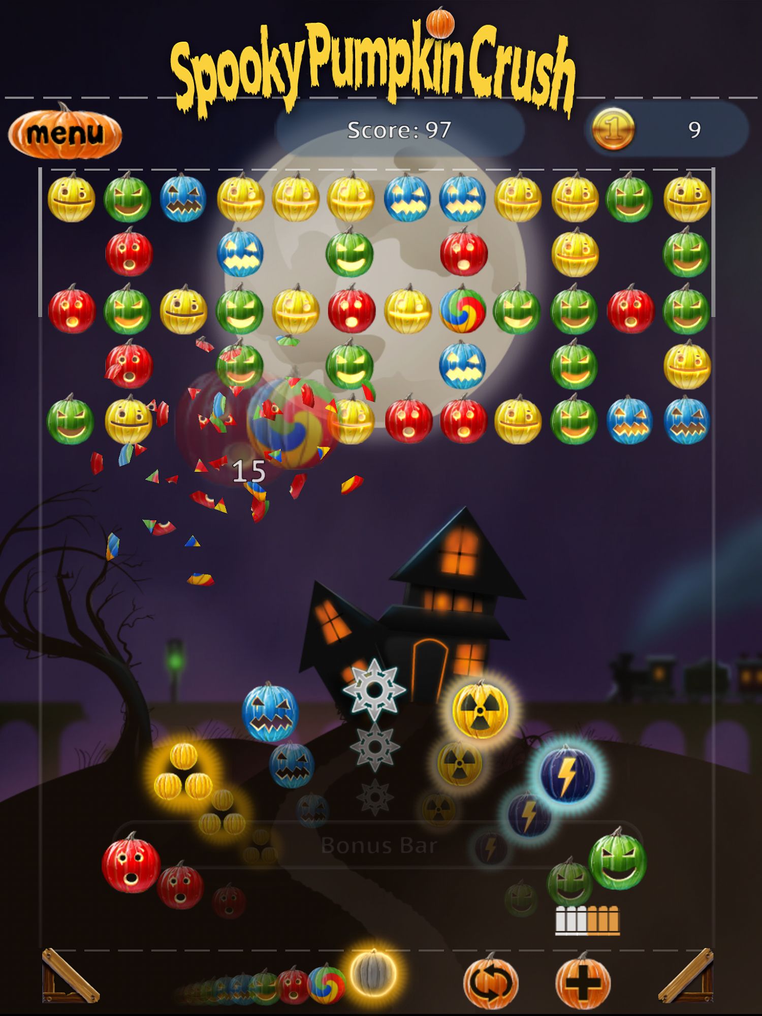 Télécharger Spooky House ® Pumpkin Crush pour Android gratuit.