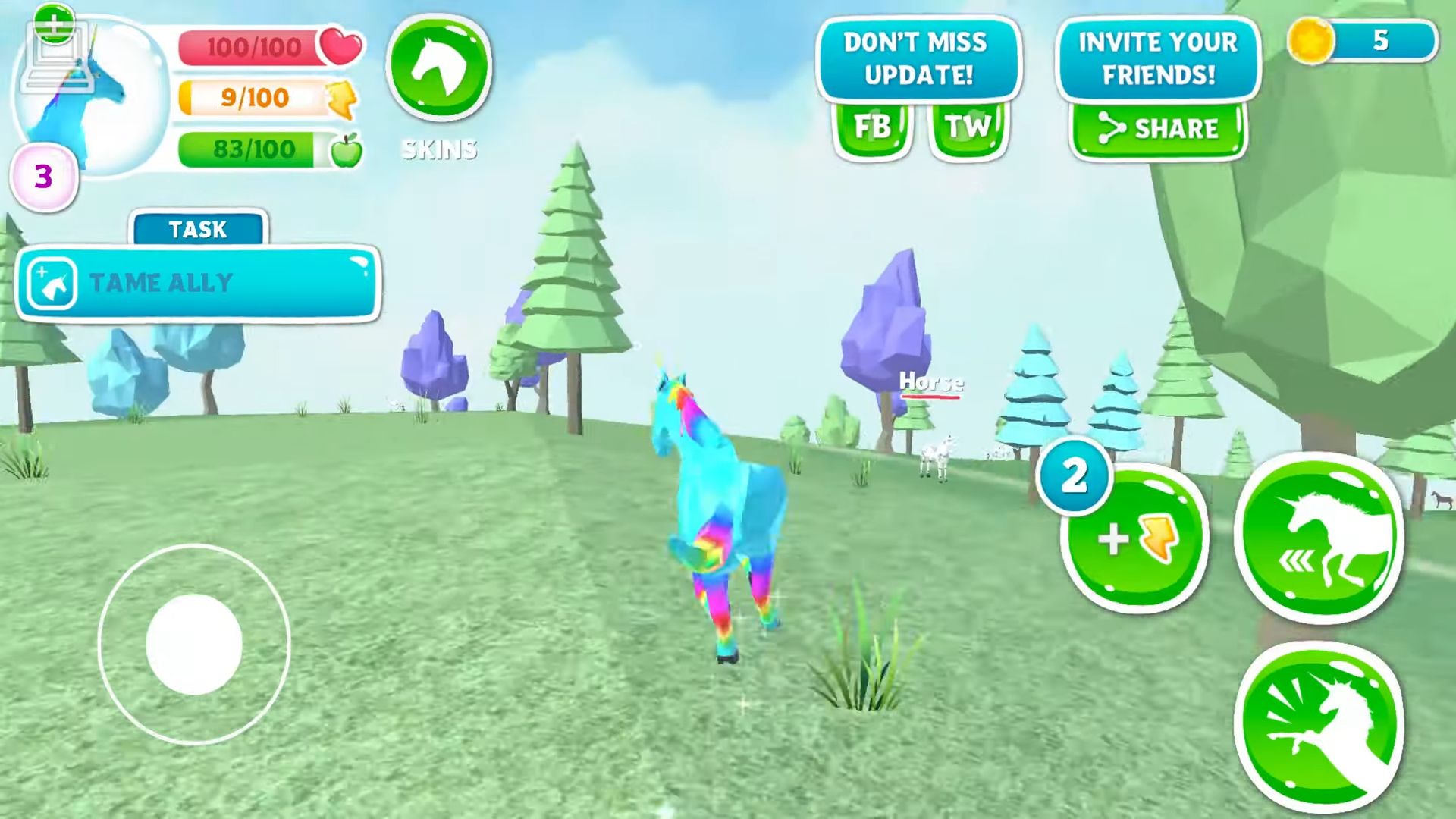 Télécharger Unicorn Christmas Simulator pour Android gratuit.