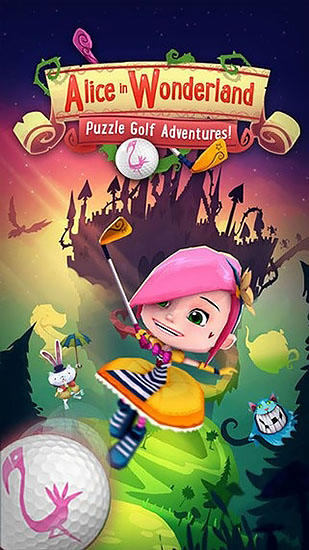 Alice dans le pays des Merveilles: Aventures et golf de puzzle! 
