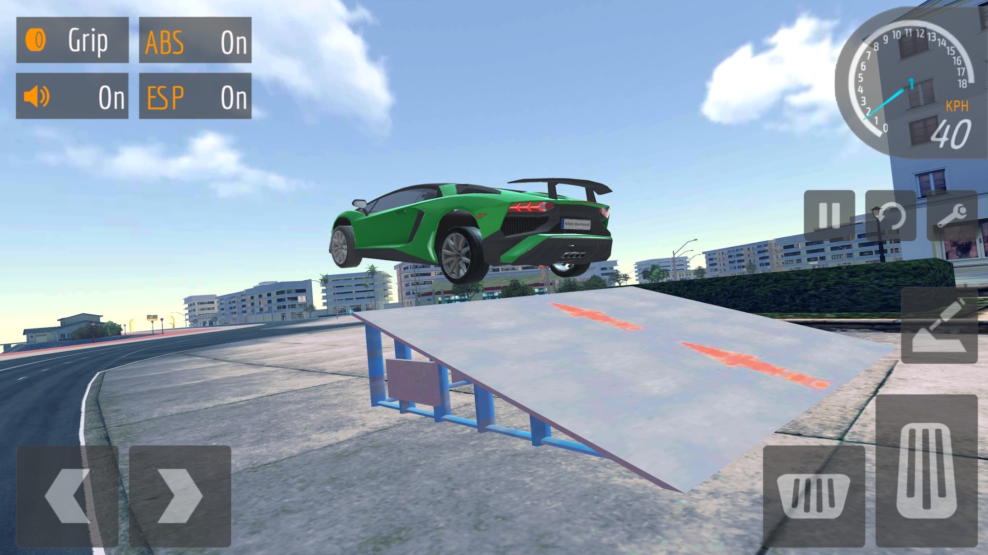 Nitro Burnout race game