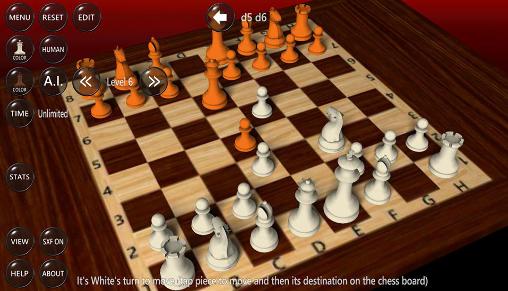 Jeu aux échecs 3D 