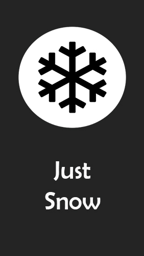 Télécharger l’app Travail avec le graphisme Just snow - Effets photo  gratuit pour les portables et les tablettes Android.