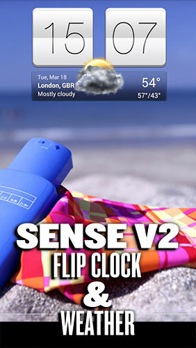 Télécharger l’app Divers Widget animé d'une montre renversante et des prévisions météo et  gratuit pour les portables et les tablettes Android.
