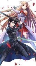 Télécharger une image Dessin animé,Anime,Filles,Swords,Hommes,Sword Art Online pour le portable gratuitement.