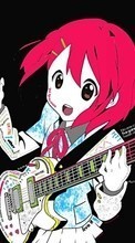 Télécharger une image Musique,Anime,Filles,Guitares pour le portable gratuitement.